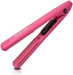 H2PRO Signature Silk Series 1 Inch Diamond Nano Hi-Tech Tourmaline Ceramic Straightening Flat Iron - Cutting Edge Professional Flat Iron for All Hair Types (Pink) by H2PRO