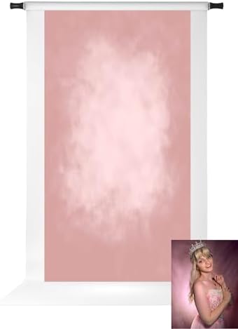 Kate Pink Photography Backdrops Abstract Photo Backdrop Poratrait Background for Photoshoot, 10x20ft by KateBackdropforPhotography