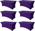 Spandex Table Cloths for 6 foot Rectangle Tables-Fitted Stretch Table Cover by Enjoyidea