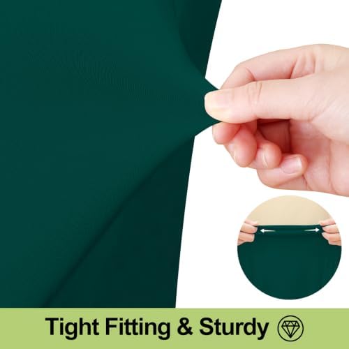 Smiry 2 Pack Spandex Elastic Fitted Table Cloth Skirt for 8FT Table - Image 3