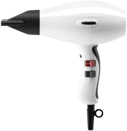 Elchim 3900 Healthy Ionic Professional Hair Dryer, 1875W Blow Dryer, Ionic & Ceramic System, 30%+ Faster Drying, Low EMF Protection, Dual Quick-Lock Concentrators, Made in Italy, White - Image 2
