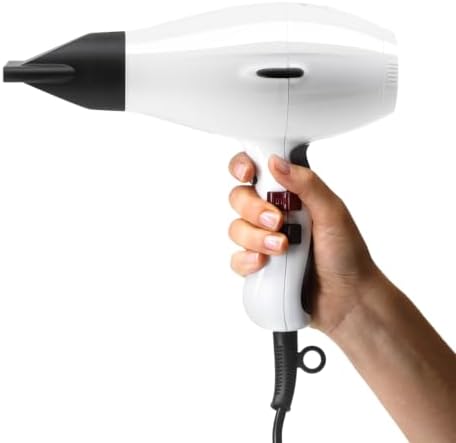 Elchim 3900 Healthy Ionic Professional Hair Dryer, 1875W Blow Dryer, Ionic & Ceramic System, 30%+ Faster Drying, Low EMF Protection, Dual Quick-Lock Concentrators, Made in Italy, White - Image 3