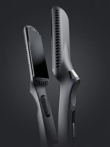 Croc Classic Black Flat Iron, Black Titanium Ceramic Plates, 1.5 Inch, 280-450°F, Dual Voltage - Image 3