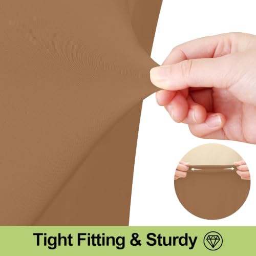 Smiry Spandex Elastic Fitted Table Cloth Skirt for 4FT Rectangle Table - Image 3