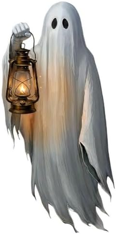 Halloween Window Clings Decorations Ghost Pumpkin Window Stickers Static Spooky Glass Window Sticker Decals for Home Office Classroom Party Haunted House Seasonal Decor 1 Sheet - Image 2