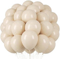 Voircoloria 66pcs White Sand Latex Party Balloons, 12inch by Voircoloria