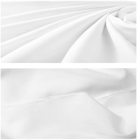 Solid Photography Backdrop Background Chromakey Muslin Portrait Background Screen for Photo Video Studio… (White, 10x12ft) - Image 6