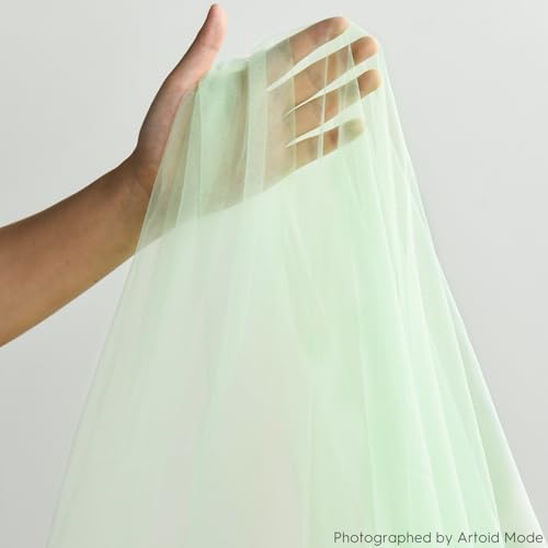 Artoid Mode Light Green Gauze Table Runner 120 Inch 10FT, Seasonal Sheer Kitchen Dining Holiday Wedding Birthday Baby Shower Table Decor for Home Party - Image 4