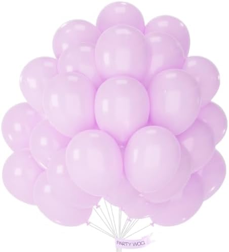 PartyWoo Baby Pink Balloons 50pcs Pastel Light Pale Pink Color 12 Inch by PartyWoo