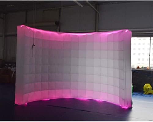 SAYOK Inflatable Photo Booth Wall Selfie Booth Backdrop, Photo Booth Enclosure Portable Inflatable White Photoshoot Background Wall for Party Wedding Events - Image 4