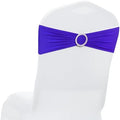 MDS Pack of 75 Spandex Chair Sashes for Wedding Party & Event – Royal Blue by MDS