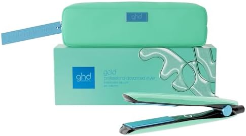 ghd Gold Styler 1" Flat Iron Hair Straightener, for All Hair, Glazed Blue by ghd