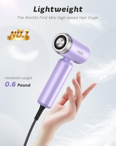 Dual Voltage Travel Hair Dryer, High-Speed Ionic Blow Dryer - Image 4