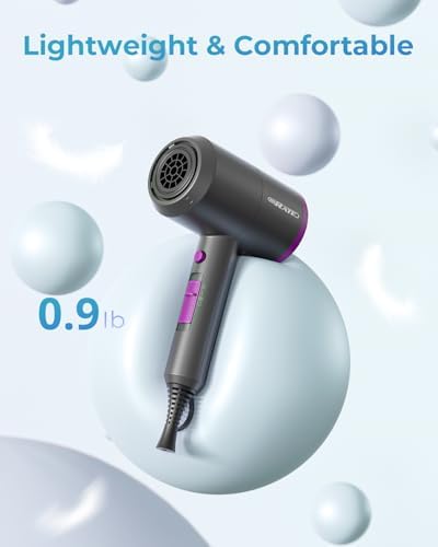 SHRATE Professional Ionic Hair Dryer with Diffuser & Nozzle | Low Noise - Image 3