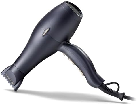 Bio Ionic GoldPro Hair Dryer, Blue, Moisturizing Heat Technology & 24K Gold MX, Ultra-Powerful 1875W AC Motor, Lightweight Blow Dryer with Ergonomic Handle, Multi-Speed Settings by Unknown