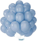 PartyWoo Dusty Blue Balloons 50pcs Slate Blue Boho Neutral Color 12 Inch by PartyWoo
