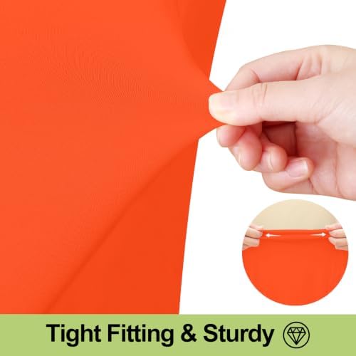 Smiry 2 Pack Spandex Elastic Fitted Table Cloth Skirt for 8FT Table - Image 2