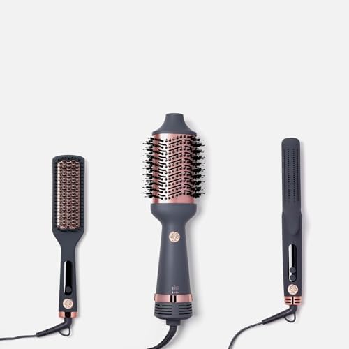 Hairitage Ceramic Tourmaline 2in1 Flat Iron Hair Straightener Curling Iron for Hair Styling - 1 1/4 Inch - Airflow Styler with Curved Edges for Curling + Straightening - Blowout Styles - Image 6