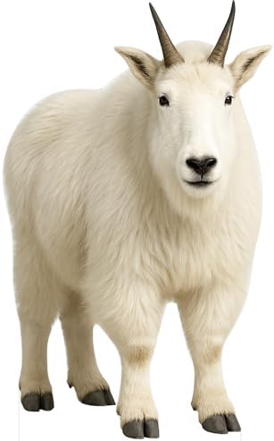 Mountain Goat 6FT Life Size Cardboard Cutout Animal Standup, 1 PC by Unknown