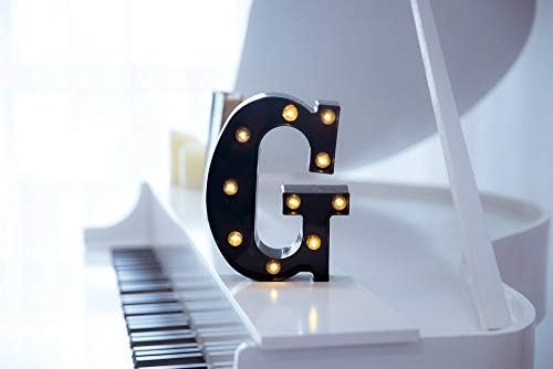Foaky Black LED Marquee Number Lights Sign Light Up Marquee Number Lights Sign for Night Light Wedding Birthday Party Battery Powered Christmas Lamp Home Bar Decoration - Image 2