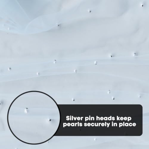 Artoid Mode Pearl Blue Gauze Table Runner 59x120 Inch , Seasonal Sheer Kitchen Dining Holiday Wedding Birthday Baby Shower Table Decor for Home Party - Image 7