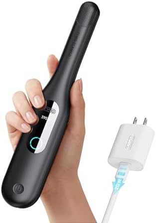 TYMO Cordless Mini Flat Iron, 0.65" Pencil Curling Iron for Short Hair by TYMOFashionTech