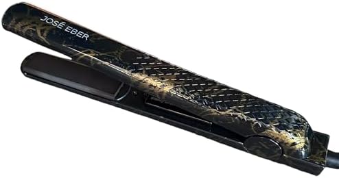 Jose Eber 1.25" Pure Ceramic Flat Iron, Black Marble Hair Straightener - Image 3