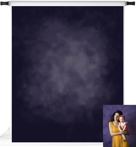 Kate Purple Photography Backdrops Abstract Photo Backdrop Poratrait Background for Photoshoot, 8x10ft by KateBackdropforPhotography