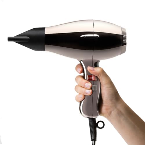 Elchim 3900 Healthy Ionic Professional Hair Dryer, 1875W Blow Dryer, Ionic & Ceramic System, 30%+ Faster Drying, Low EMF Protection, Dual Quick-Lock Concentrators, Made in Italy, Pro Titanium Edition - Image 3