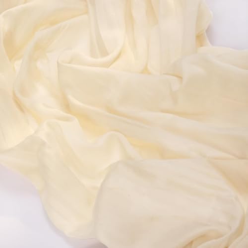 Cheesecloth Table Runner Beige Cream Fall Boho Wedding Table Runner 10ft - Image 5