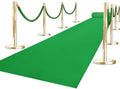 Grass Green Carpet Runner 3 X 15 Feet Runner Rugs for Party, Premium 160 GSM Felt Non-Woven Fabric Runway Rug for Party Wedding & Special Events,Rolled Package Without Creases (Grass Green, 3X15 ft) by OQSC