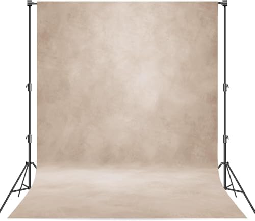 Abstract Photography Backdrop for Photoshoot 8x14ft,Beige,No Stand by Haboke