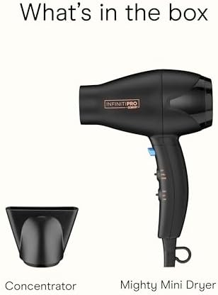 Conair Hair Dryer, INFINITIPRO, Travel, 1600W, Compact, AC Motor - Image 7