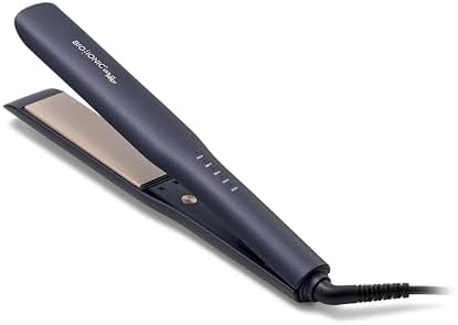 Bio Ionic GoldPro Hair Straightener, Blue, Moisturizing Heat Technology & 24K Gold MX, Hair Straightening Iron for Sleek Styles & Flat Iron Curls, 40% Longer Plates, Adjustable Heat by Unknown