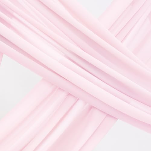 Wedding Arch Draping Fabric Sheer Chiffon Curtain Drape Wedding Party Decor - Image 3