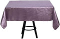 Balsa Circle 10 pcs 72x72 inch Amethyst Square Tablecloth Satin Fabric Overlays Linens | Table Cloths Cover for Wedding Party Banquet Reception Events Decoration Kitchen Dining Events Kitchen Dining by BalsaCircle