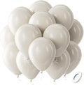 Bezente White Sand Latex Party Balloons 100 Pack 12 inch by Bezente