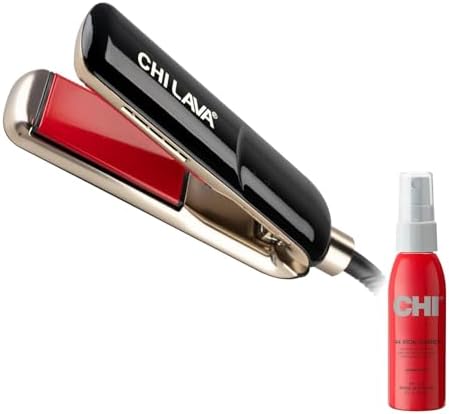 CHI Lava MiniStyler & CHI 44 Iron Guard (2 Oz) Gift Duo, 1.5” Iron by FaroukSystemsInc