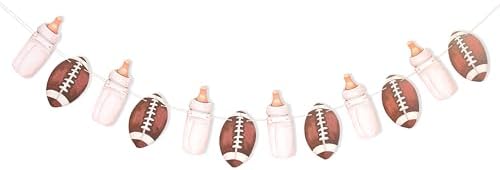 Football Baby Shower Banner,Football Party Birthday Banner - Image 5