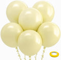 Bezente Pastel Yellow Balloons 18 Inch 30 Pack Latex Large Thick by Bezente