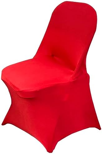 HAINARverS Stretch Spandex Folding Chair Covers 30PCS Red, by HAINARverS