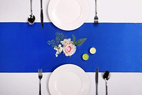 10-Pack Satin Table Runner Royal Blue 12 x 108 inches Long, Table Runners for Wedding, Birthday Parties, Banquets Decorations（10 Pack, 12x108 Inch, Royal Blue） - Image 2