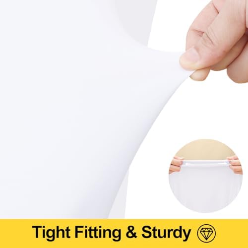 Smiry Spandex Elastic Fitted Table Cloth Skirt for 3FT Square Table - Image 4
