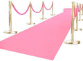 Pink Carpet Runner for Party, Premium 160 GSM Felt Non-Woven Fabric Runway Rug for Party Wedding & Special Events,Rolled Package Without Creases (Pink, 3X15 ft) by OQSC