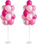 2Set Balloon Column Stand Kit for Floor with Base Pole,for Party by IMISNO