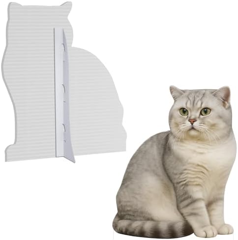 Silver British Shorthair Cat 1FT LifeSize Cardboard Cutout, 1PC - Image 3