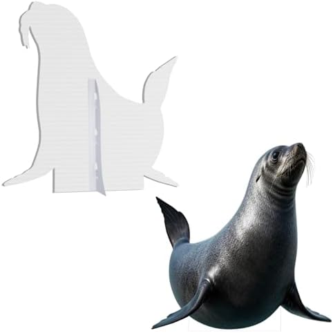 Seal Cardboard Cutout 3FT Life Size, Safari Theme Decoration - Image 3