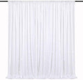 White Sequin Backdrop Curtain 7ft x 7ft Party Backdrop for Party Wedding by QueenDream