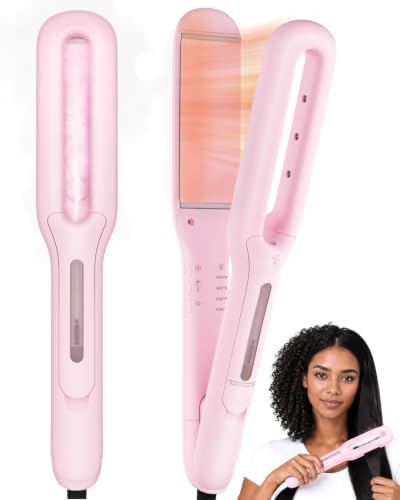 Steam Hair Straightener, Cool Mist for Less Heat Damage & Add Shine by YourHairStyler
