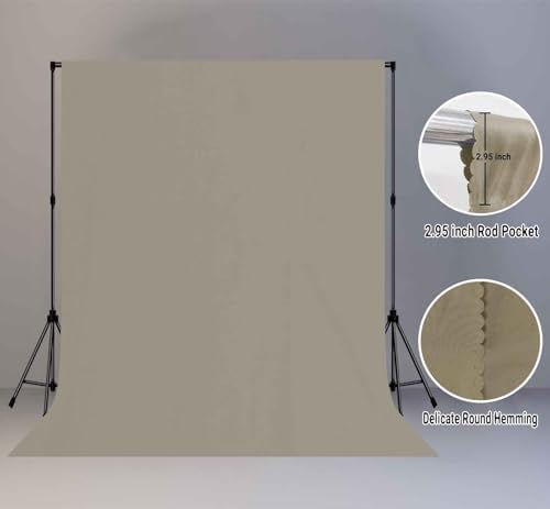 Grey Photography Backdrop for Photoshoot, Fabric 8x10ft - Image 2
